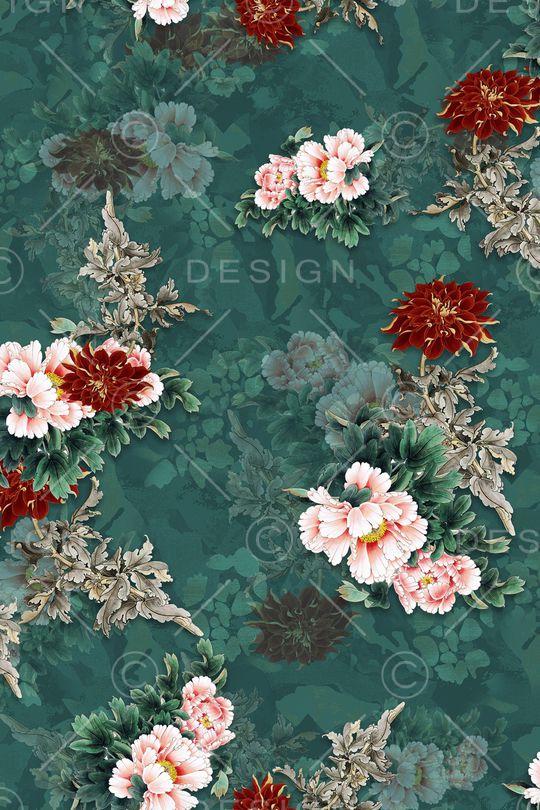 旗袍印花华亿平台图片