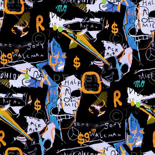 涂鸦印花华亿平台图片