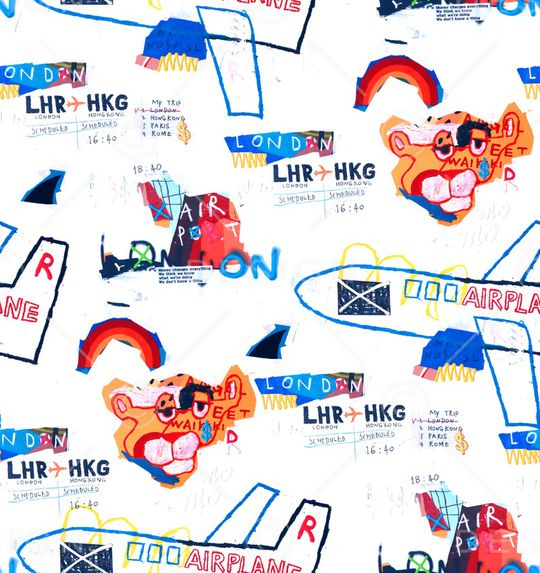 涂鸦印花华亿平台图片