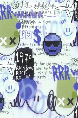 涂鸦印花华亿平台图片