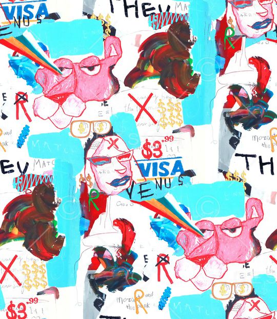 涂鸦印花华亿平台图片