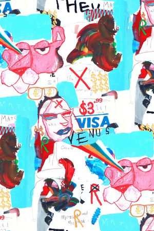 涂鸦印花华亿平台图片