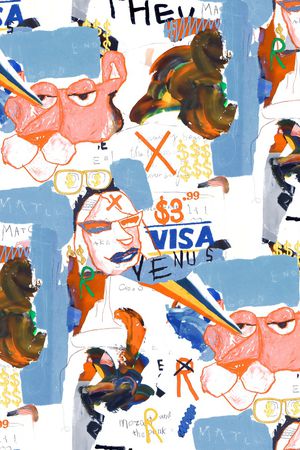 涂鸦印花华亿平台图片