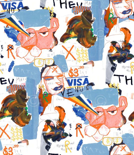 涂鸦印花华亿平台图片