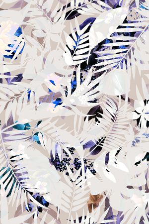 绿植树叶印花华亿平台图片