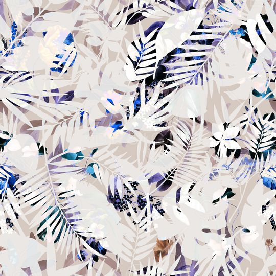 绿植树叶印花华亿平台图片