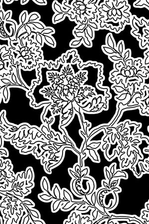 抽象花卉印花华亿平台图片