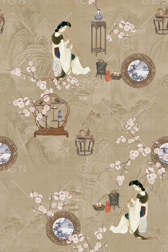 香云纱印花华亿平台图片