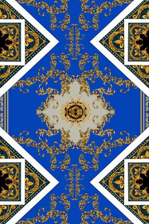 复古印花华亿平台图片