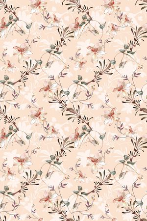 小清新印花华亿平台图片