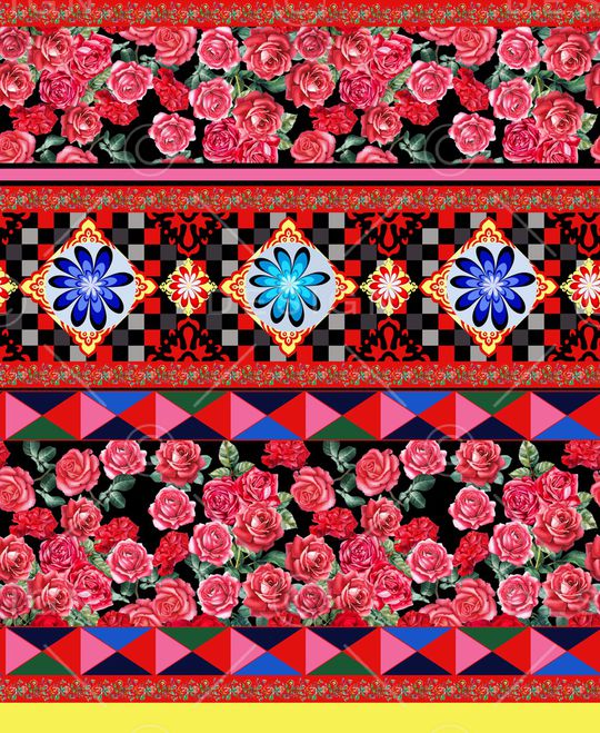 几何印花华亿平台图片