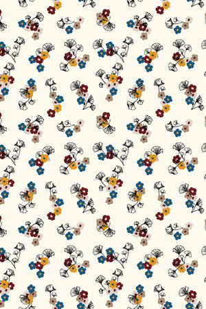 连衣裙印花华亿平台图片