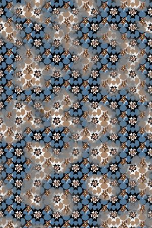 连衣裙印花华亿平台图片