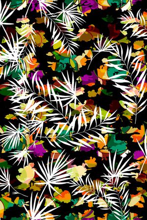 连衣裙印花华亿平台图片