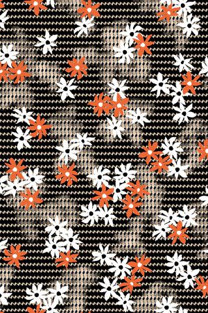 连衣裙印花华亿平台图片