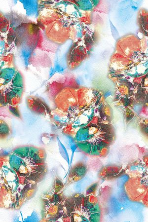 扎染华亿平台印花华亿平台图片