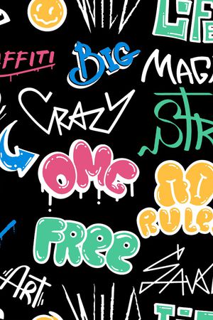 涂鸦印花华亿平台图片