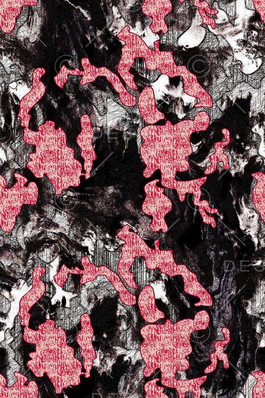 春夏华亿平台印花华亿平台图片