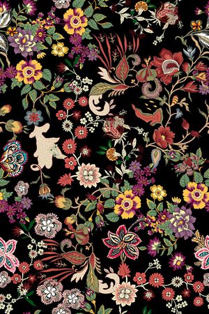 民族风印花华亿平台图片