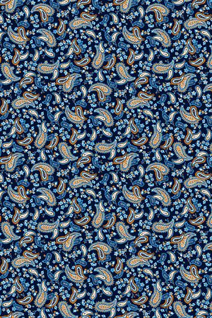 佩斯利印花华亿平台图片