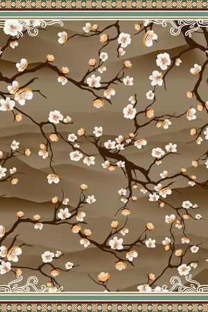 复古印花华亿平台图片