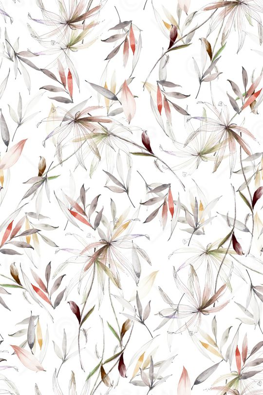 绿植树叶印花华亿平台图片