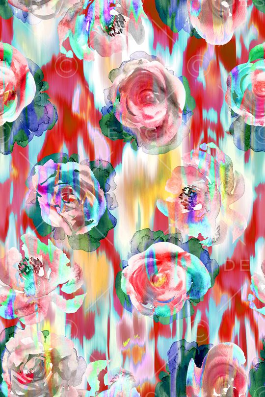 春夏华亿平台印花华亿平台图片