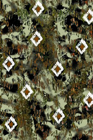 连衣裙印花华亿平台图片