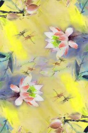 中国风印花华亿平台图片