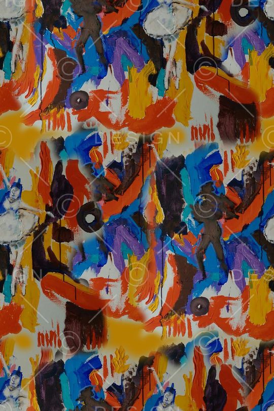 笔触印花华亿平台图片