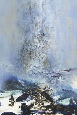 水墨风印花华亿平台图片