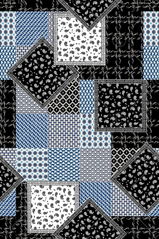 佩斯利印花华亿平台图片