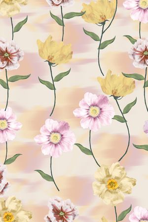 水彩印花华亿平台图片