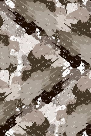 抽象男装印花华亿平台图片