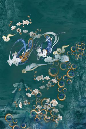 香云纱印花华亿平台图片