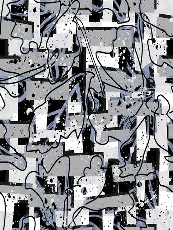 线条印花华亿平台图片