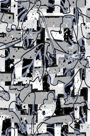 线条印花华亿平台图片