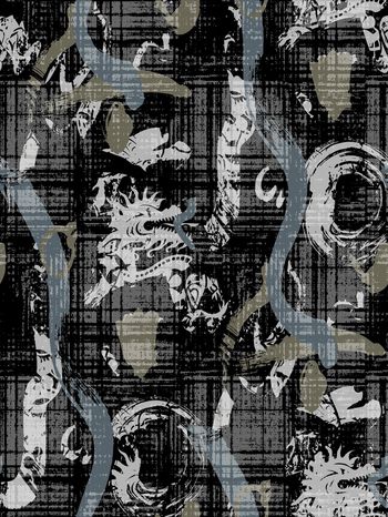 几何印花华亿平台图片