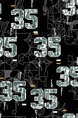 字母印花华亿平台图片