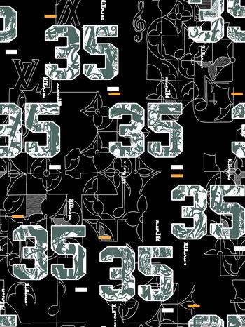 字母印花华亿平台图片