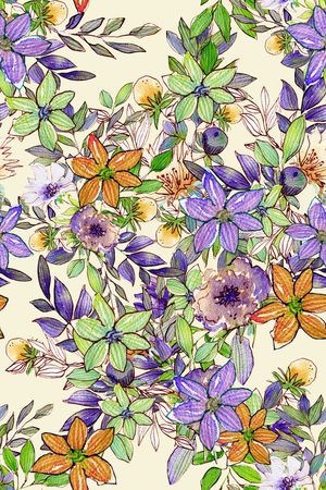 绿植树叶印花华亿平台图片