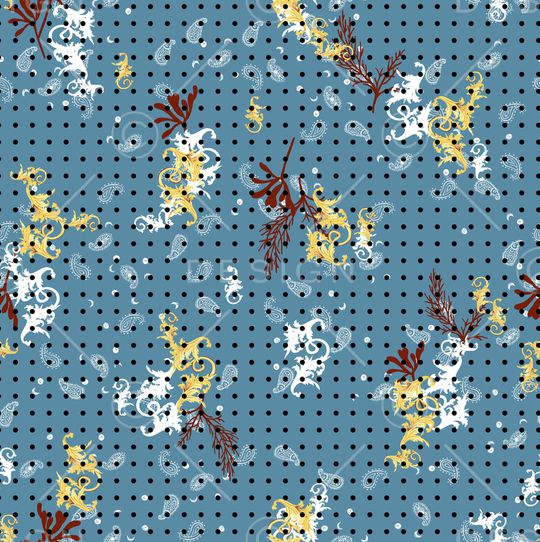 连衣裙印花华亿平台图片