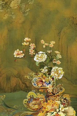 香云纱印花华亿平台图片