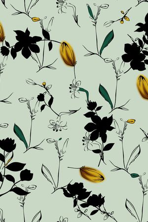 连衣裙印花华亿平台图片