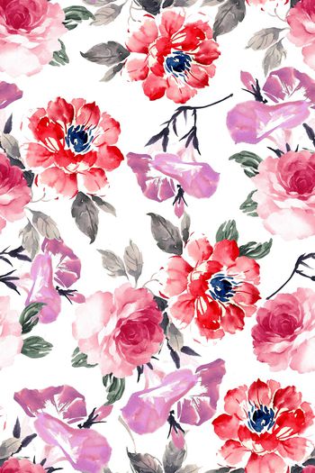 水彩印花华亿平台图片