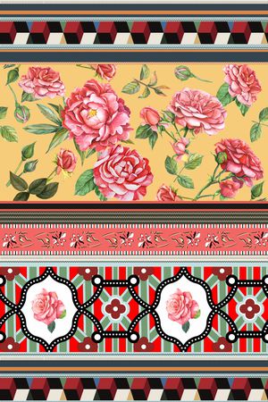 几何印花华亿平台图片