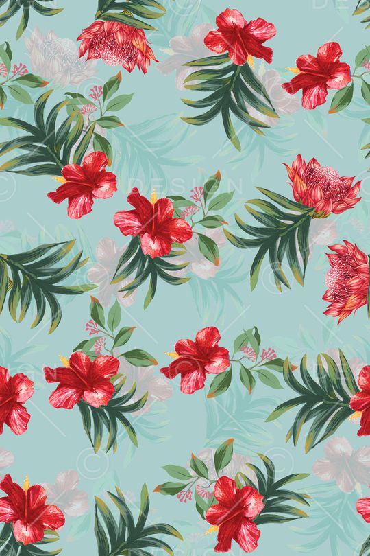 热带华亿平台印花华亿平台图片