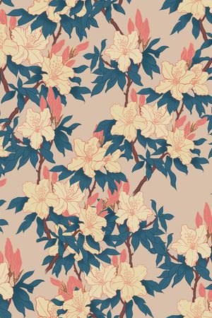 绿植树叶印花华亿平台图片