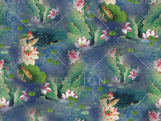 绿植树叶印花华亿平台图片