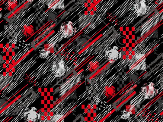 线条印花华亿平台图片